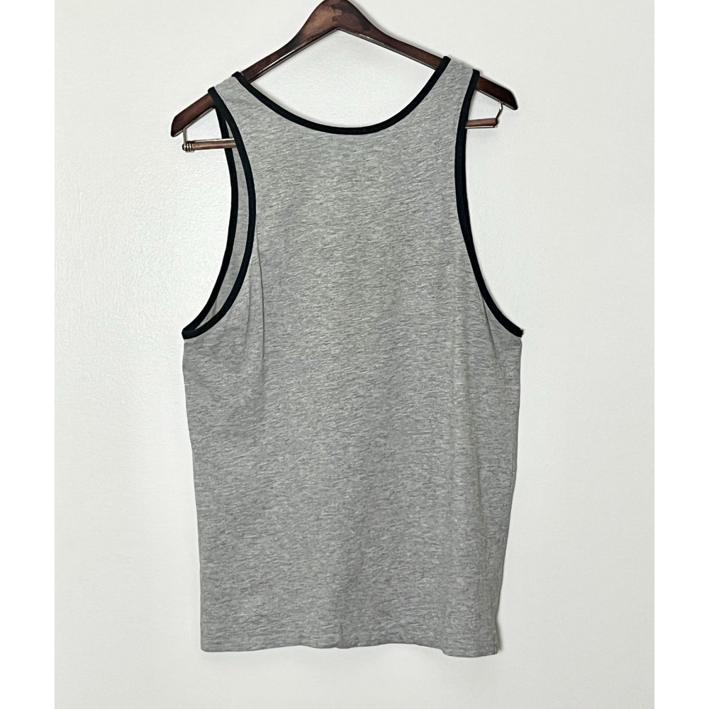 Taco Bell Tank Top Men's Medium Gray Novelty Fast Good Humor Restaurant Logo - Picture 2 of 3